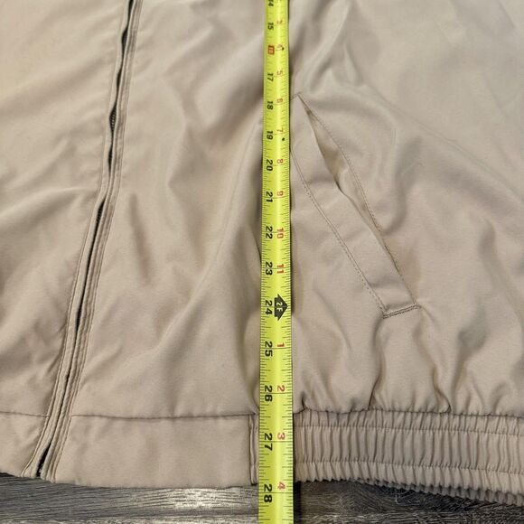 Polo Ralph Lauren Harrington Jacket Mens 2XL tan plaid Classic Zip Up pony logo - Picture 10 of 12